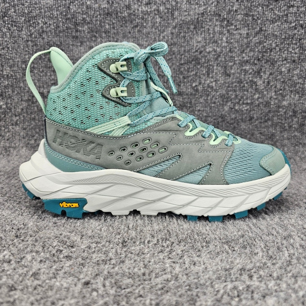 Hoka One One Anacapa Breeze Mid Womens Size 7 Trellis Mist Green Hiking Boots